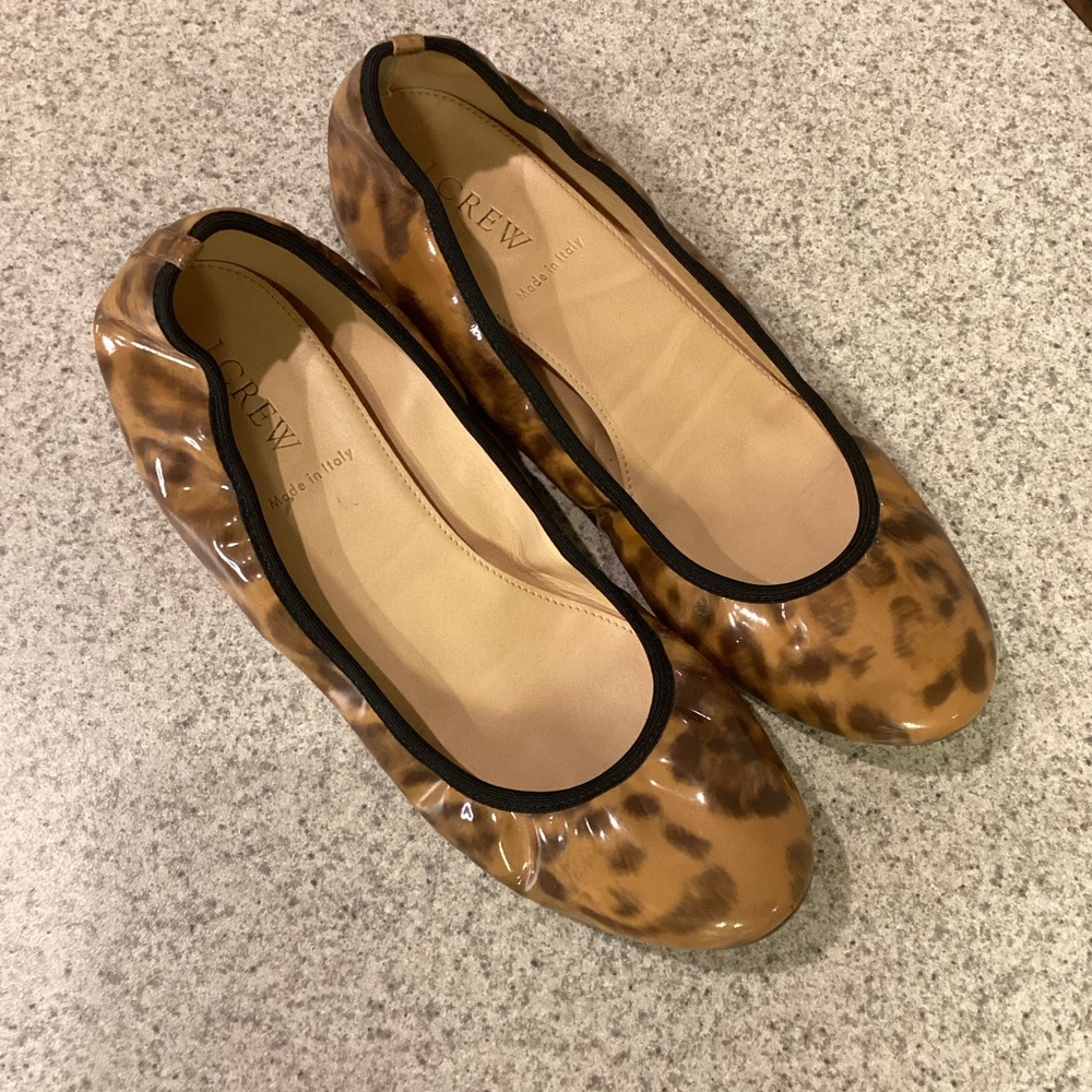 J. Crew Leopard Flats